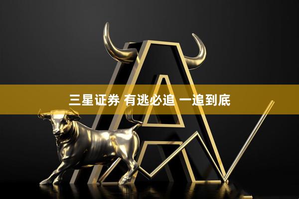 三星证券 有逃必追 一追到底