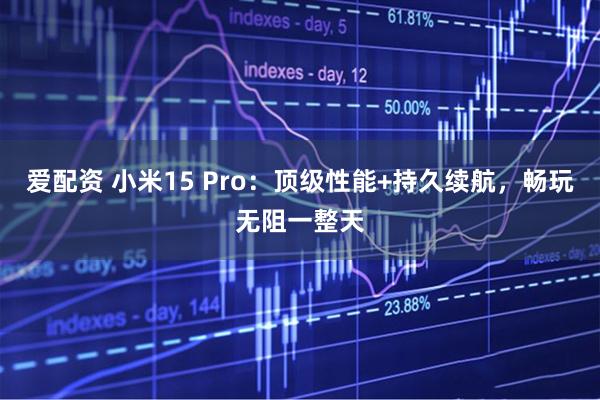 爱配资 小米15 Pro：顶级性能+持久续航，畅玩无阻一整天