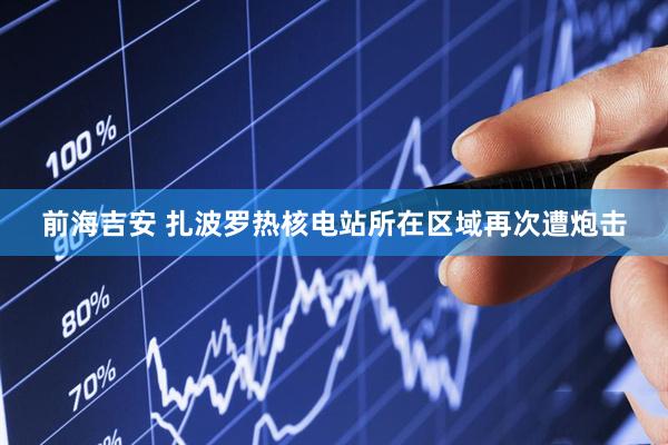 前海吉安 扎波罗热核电站所在区域再次遭炮击